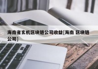 海南省玄机区块链公司收益[海南 区块链 公司]